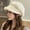 Beige, variant on IDALL Newsboy Cap Beret Hats Women Newsboy Cap Visor Beret Hats Soft Panels Vintage Cabbie Hat Cap For Women Girls Peaky Blinders Hat Flat Cap Beige M