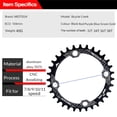 thumbnail image 4 of Bicicleta de montaña con disco de dientes positivos y negativos, 32T, 34T, 36T, 38T, elipse redonda, 104BCD, disco único, 4 of 4