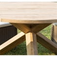 thumbnail image 3 of Padma's Plantation Bora Bora Wood Patio Dining Table in Natural, 3 of 8