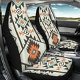 thumbnail image 4 of Yuyamidu Aztec Navajo Car Seat Cover Front Seats Only Full Set of 2, Gemoetric High Back Car Front Seat Covers, Universal Fit, 4 of 6