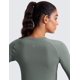 thumbnail image 5 of Remera CRZ YOGA sin Costuras Manga Larga Largo a la Cintura Gris M, 5 of 5