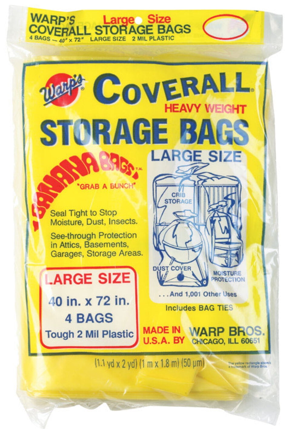  [PACK OF 72] Extra Large Food Storage Zipper Bags for