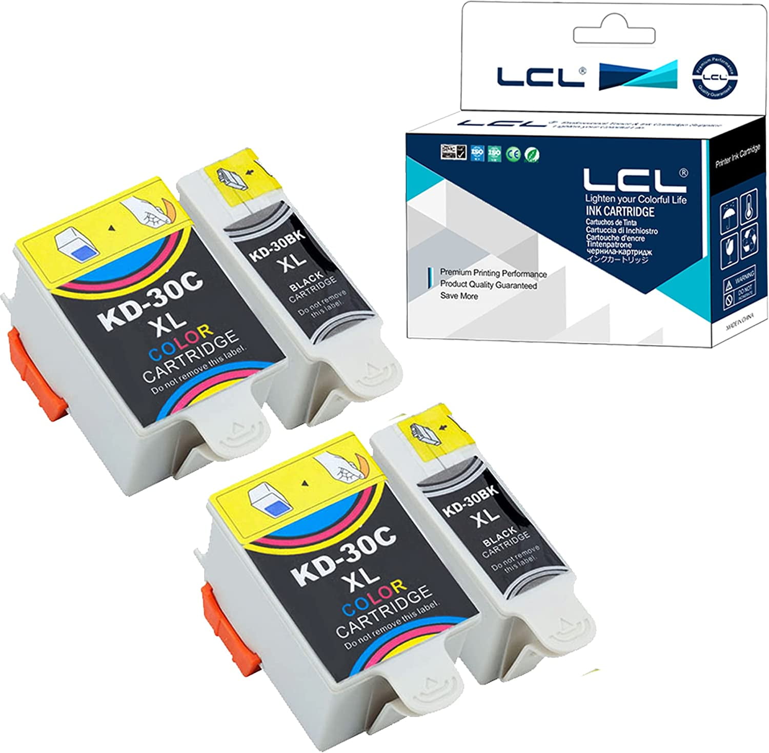 Compatible Ink Cartridge Replacement for Kodak 30 30XL 30B 30CL 1.2 3.2