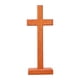 thumbnail image 2 of Cruz de pie para mesa, decoración del hogar, exhibición de doble cara, figura católica de madera coleccionable para la fiesta, la Pascua,, 2 of 9