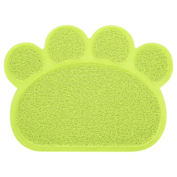 Estera de arena con forma de pata, arena para perros y gatos de PVC, almohadilla de arena para gatos de PVC, estera para caja de arena para gatos, los mejores materiales Jadeshay A