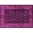 thumbnail image 1 of Ahgly Company Indoor Rectangle Persian Purple Traditional Area Rugs, 6' x 9', 1 of 4