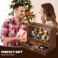 thumbnail image 5 of Cologne Organizer for Men, Wood Perfume Organizer Storage with Drawer & Acrylic Panel-Large, 5 of 5