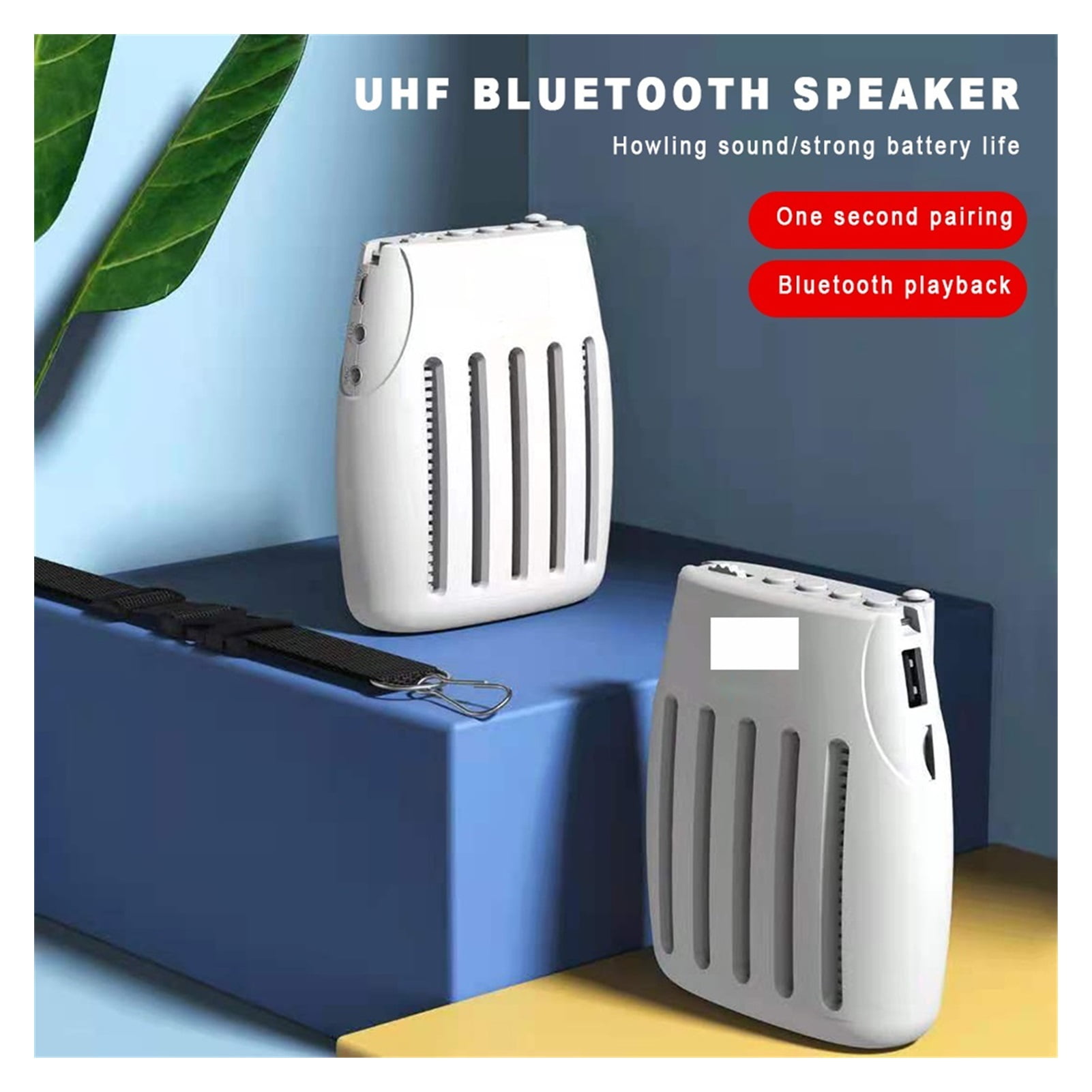 Classroom Portable Voice Amplifier Teachers Bluetooth5.0 Speaker Wireless Speakers Horn Loudspeaker Rechargeable With Microphone ,Easy to Operate