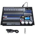 thumbnail image 3 of Black DJ Lighting Controller,Grand Console DMX and MIDI Operator 1024 Channel Lighting Controller for Live Concerts KTV DJs Clubs, 3 of 11