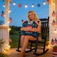 thumbnail image 6 of Boovnll 4th of July Pillow Covers 18x18 Inch Red White Blue Linen Patriotic Pillow Covers for Independence Day Memorial Day Home Sofa Couch Bed Decor, 4th of July Decorations, 6 of 7