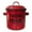 Red, variant on Oil Storage Jar, Cooking Grease Container, Bacon Grease Container with Lid, Kitchen Oil Container Can Hot Frying Oil Container, Resistant to High Temperatures Grease Pot, 1Pc(Blue,3x3x4.7")