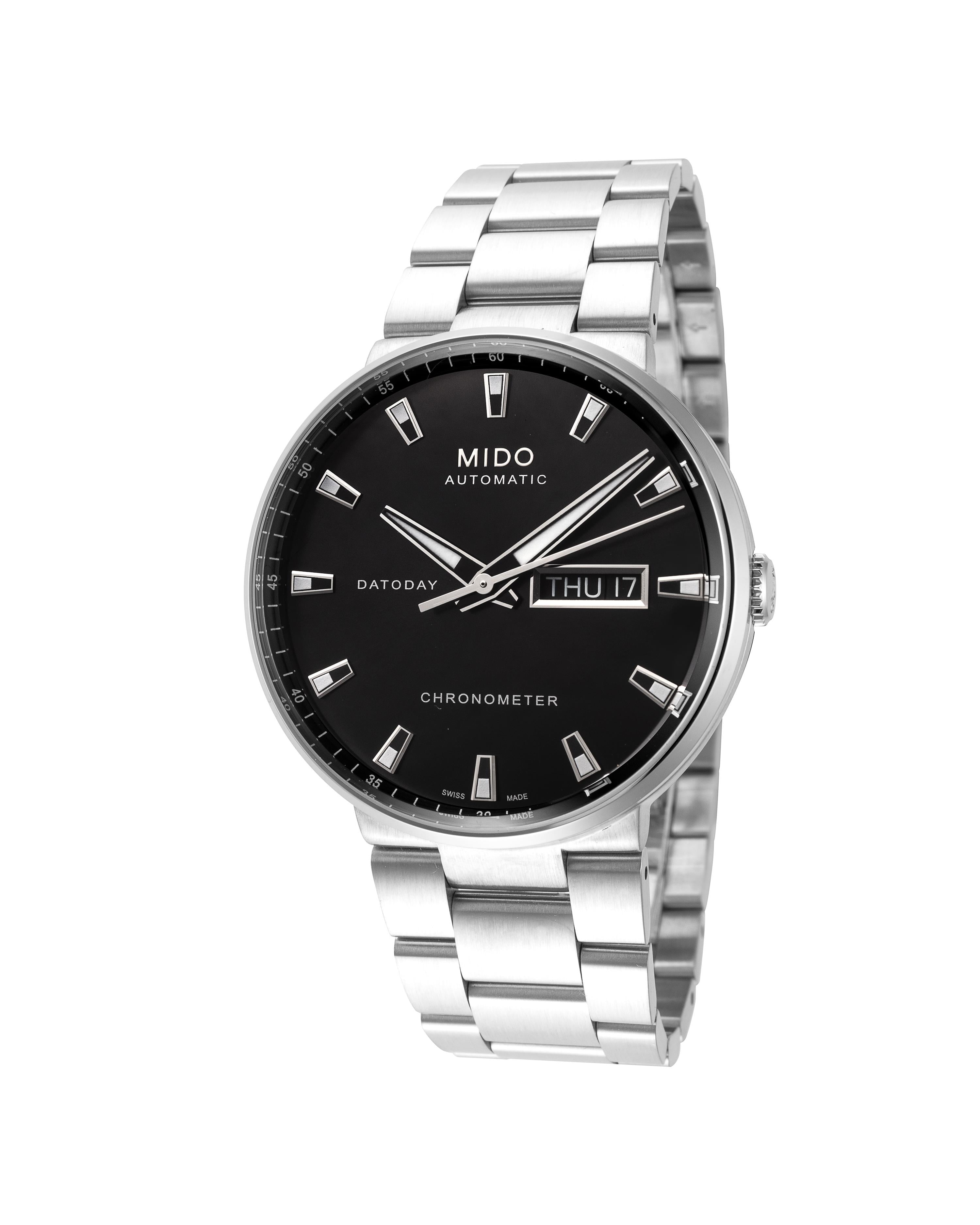Mido Commander II Automatic Black Dial Mens Watch M014.431.11.051.00 ...