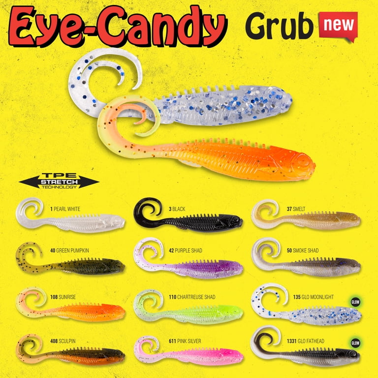 eye candy fishing lures Sockeye Series Spinners Candy Minnow is available in 2 sizes Northland Tackle Eye Candy Grub