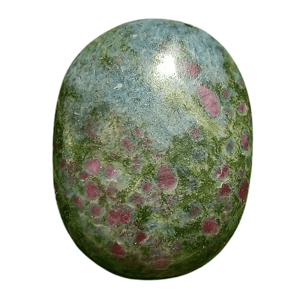 Ruby KYNITE Healing Crystals Stone Polished Healing Crystals PalmSTONE Gemstone Natural Pocket for Anxiety Stress Relief Meditation Reiki Healing Crystal Gifts 1pcs