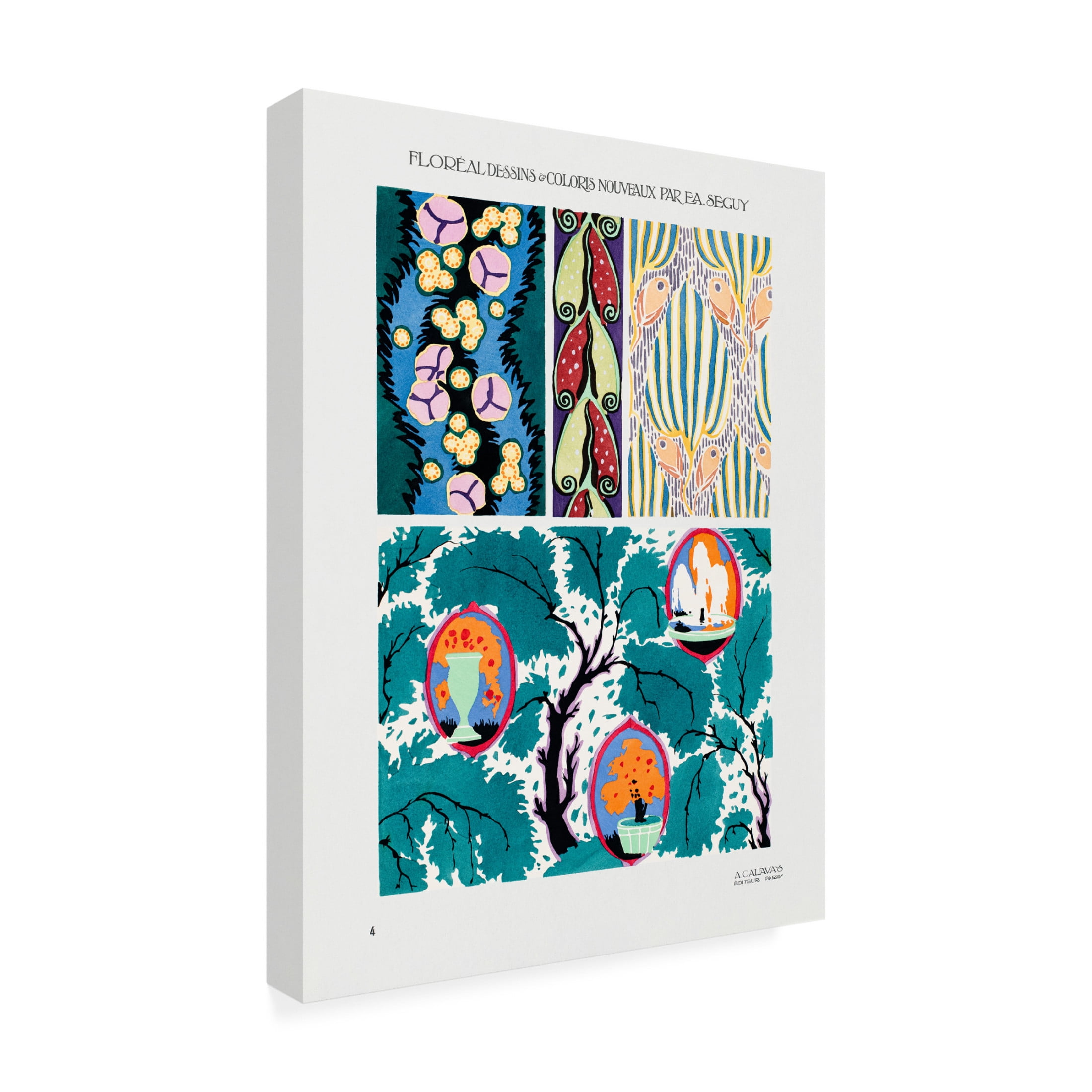 Trademark Fine Art Pictufy Pattern 04 Canvas Wall Art