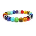 thumbnail image 2 of Chic 7 Mixed Chakra Healing Balance Beads Bracelet Energy Natural Stones, 2 of 4