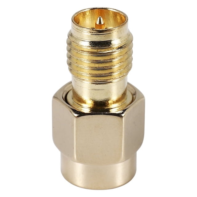 Conector adaptador coaxial RF de conector macho SMA a conector hembra RP-SMA