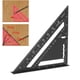 thumbnail image 1 of Escuadra De Carpintero, aleación De Aluminio 90 45 Grados Alta Dureza Evita El Deslumbramiento Escuadra De Carpintero Con Escala Clara Para Carpintería, 1 of 7