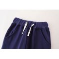 thumbnail image 5 of WIBACKER 2-7T Toddler Boys' Sweatpants 100% Cotton Solid Color Jogger with Pockets Elastic Waist Pants for Kids Girls School Sports, 5 of 10
