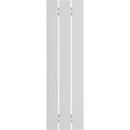 thumbnail image 4 of Ekena Millwork 17 1/8"W x 47"H True Fit PVC Three Board Spaced Board-n-Batten Shutters, Hailstorm Gray (Per Pair - Hardware Not Included), 4 of 8