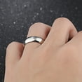thumbnail image 4 of Bystar Men Ring Classic Stainless Steel Plain Wedding Band Ring, 4 of 4