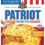 Brew Pub Patriot Cheese Frozen Pizza with Mozzarella, Cheddar, Romano & Provolone, 15.95 oz