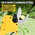 thumbnail image 4 of Electric Pruning Shears 30mm Cutting Diameter Battery Cordless Pruner for Gardening Branch Cutter with 2 Batteries and Charger Replacement Blade Set, 4 of 9