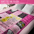 thumbnail image 6 of Daughter in Law Gifts, Gifts for Daughter in Law, Daughter in Law Gifts from Mother in Law, Daughter in Law Gifts for Christmas Birthday Gifts Blanket 60" x 50\u201d, 6 of 6