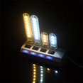 thumbnail image 4 of OUSITAID Mini Potable USB DC 5V 3 8LEDs Cabinet Closet Night Light Table Reading Lamp, 4 of 10