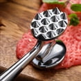 thumbnail image 5 of Meat Tenderizer Hammer Mallet Tool for Pounding Beef, Steak, Chicken, Pork, Stainless Steel Double-sided Meat Hammer Kitchen Tool, 5 of 12
