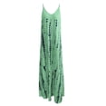 thumbnail image 3 of Womens Dresses Summer Sleeveless Maxi Dress Beach Casual Loose Long Dress Holiday V Neck Tie Dye Flowy Pleated Sundresses, 3 of 4