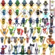 thumbnail image 2 of Figuras de acción de minimotos ninja, bloques de construcción, soldados esqueletos Ninjago, guerreros samuráis, muñecos de películas de anime, juguetes para niños, 2 of 5
