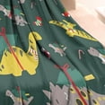 thumbnail image 3 of Green Dinosaurs ChristmasTrees Socks Pattern Blanket,Comfortable Soft Flannel Throw Blanket,All Season,Warm Lightweight Blankets for Sofa Bed Couch Living Room Chair,30"x40", 3 of 4