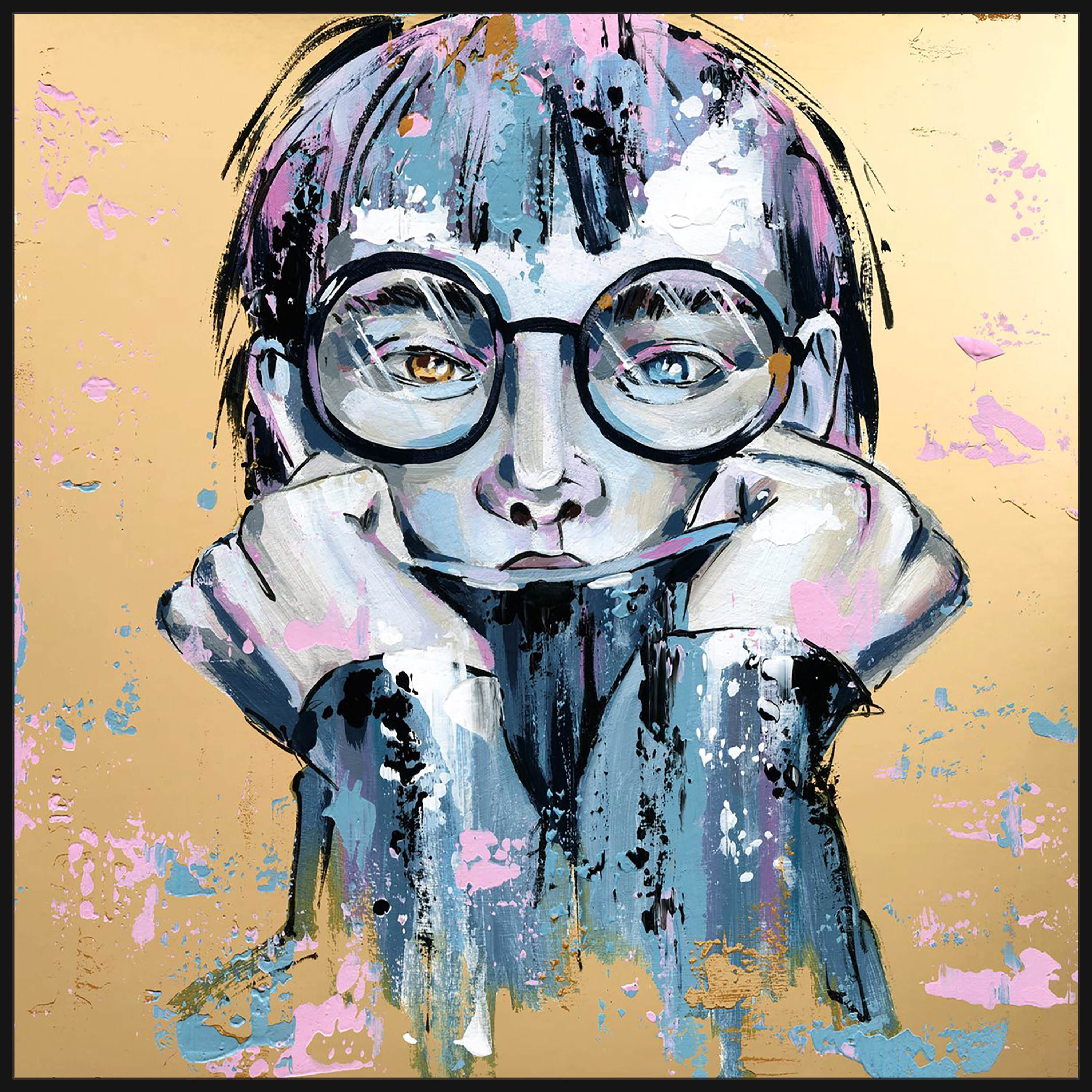 Not Your Typical Girl Floater Framed Painting Print on Canvas
