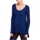 thumbnail image 1 of Camiseta básica Free People para mujer de enero azul mediana, 1 of 2