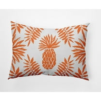 E by Design Pineapple Leaves Indoor/Outdoor Lumbar Throw Pillow