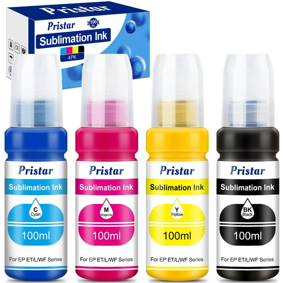 Tinta de sublimación Pristar para impresora EPS Ecotank de 400 ml
