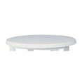 thumbnail image 6 of Compamia Ronda 36" Round Resin Outdoor Patio Dining Table in White, 6 of 7