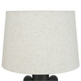 thumbnail image 5 of 29" Matte Black Ceramic Spherical Table Lamp - Nourison, 5 of 7