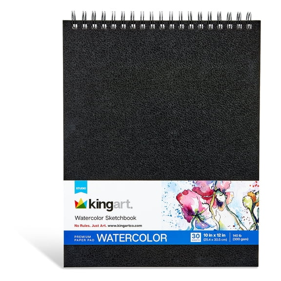 Watercolor Sketchbook 10" x 12" - 30 Sheets