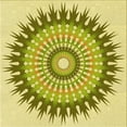 thumbnail image 1 of Ahgly Company Machine Washable Indoor Square Transitional Dark Yellow Green Area Rugs, 8' Square, 1 of 7