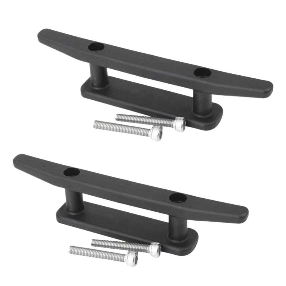 ROSENICE 2Set Boat Accessories Cleat with Nylon for Fishing Boat 4.72x0.98x14.