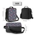 thumbnail image 2 of Lsque Gnome Love USA Lunch Bag Lunch Box for Women Men Reusable Insulated Lunch Tote Bag,Leakproof Thermal Cooler Sack Food Handbags Case High Capacity, 2 of 9