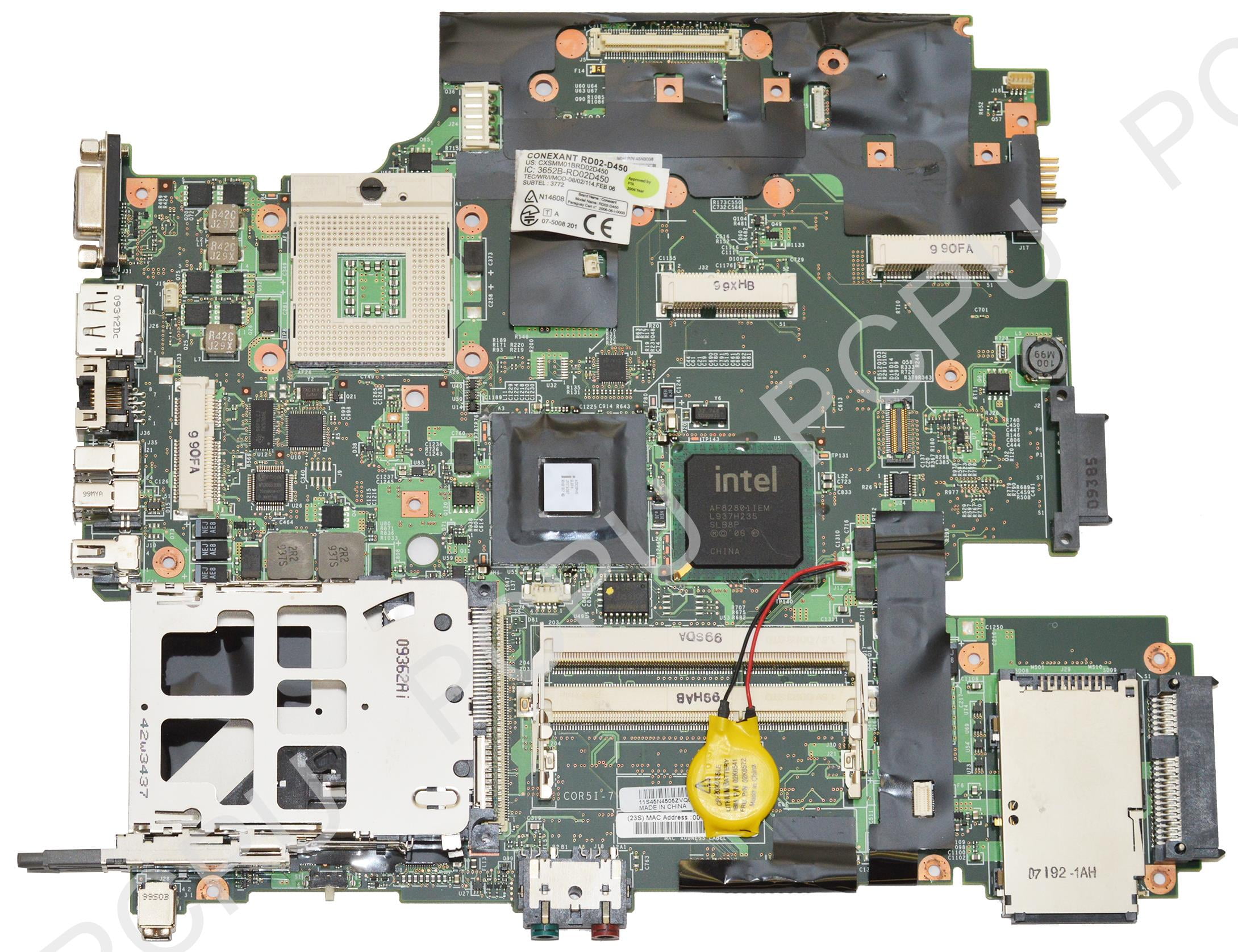 Grafikchip Reparatur Lenovo T61p Mainboard Notebook IBM 
