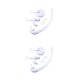 thumbnail image 1 of Eigraketly Tubo de esnórquel de silicona profesional ergonómico Flexible hombres mujeres reutilizable lavable tubos de esnórquel para nadar bajo el agua Type3 NO3 Eigraketly CBP283528, 1 of 5