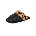 thumbnail image 4 of Jessica Simpson Womens Comfy Faux Fur Slip On Scuff House Slipper -  Memory Foam Anti-Skid Sole, 4 of 9