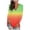 Green, variant on QHWAUAKFBN T Shirts For Women Graphic Summer Long Sleeve Tie-Dye V-Neck Blouse Tshirts Top