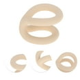 thumbnail image 3 of Unique Bargains 1 Pc Knot Shape Toothbrush Holder for Bathroom Khaki Silicone, 3 of 5