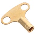 thumbnail image 4 of LEORX Water Shut Off Key Radiator Valve Key Golden 1Set, 4 of 8