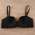thumbnail image 4 of Everyday Bras for Women Cup Sports Bra Womens Wireless Bras Sports Bras Womens Sports Bras plus Size Sports Bra Non Removable Pads Bras Bulk Strapless Bra for Women Bras Wireless Women's Black B, 4 of 4